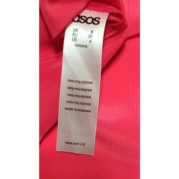 Asos maternity hot pink fuchsia blouse women's 4 - Picture 5 of 5
